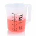 Globe Scientific 1000mL Beaker with Handle, Diamond Essentials, Low Form, Printed Graduations, PP 3654-1M